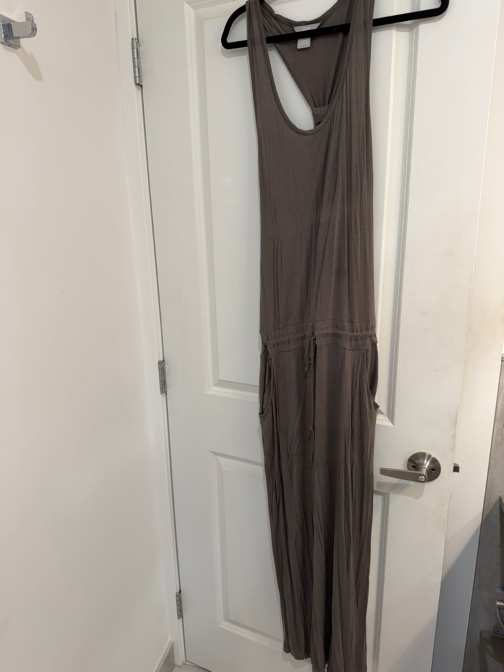 Joe Fresh Gray Scoop Neck Sleeveless Dress
